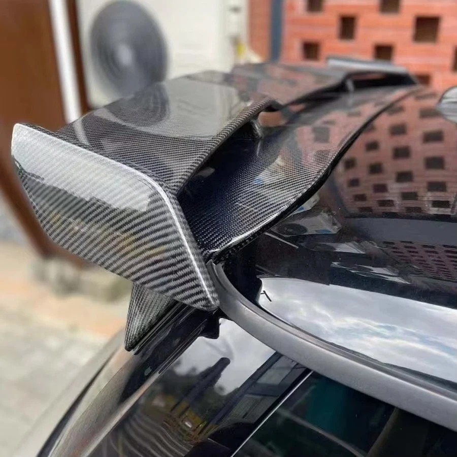 Mini  S R56 Carbon Fiber Rear Spoiler Trunk Splitter Roof Wing Double Deck Car Exterior Accessories Body Kit